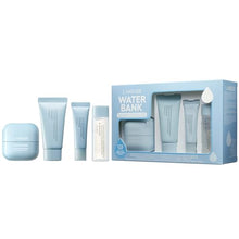 LANEIGE Water Bank Blue Hyaluronic Hydration Set: Hydrate, Nourish, Full Sized Cream Moisturizer, Travel Sized Eye Cream, Toner, Cleanser