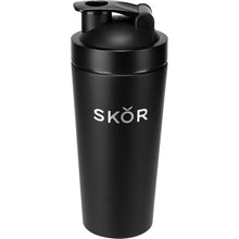 SKOR Protein Shaker Bottles | 28oz Stainless Steel Blender Shaker Bottle Cup for Gym Protein Shake & Smoothie Cup | with 22oz BPA-Free PP Protein Shaker Bottle with Whisks and Powder Compartments