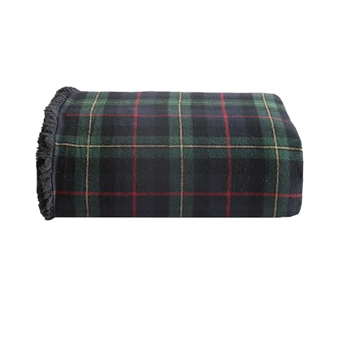 Eddie Bauer - Blanket, Super Soft Reversible Sherpa & Brushed Fleece Bedding, Throw Blankets for Couch, Ideal for Lounging (Pine Tartan)