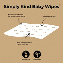 DYPER Baby Wipes | 99% Water | 100% Plant-Based | Hypoallergenic for Sensitive Skin | Fragrance Free | Plastic-Free | 12 Pack, 720 Wipes