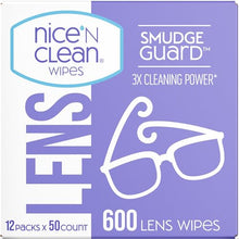 Nice 'N CLEAN SmudgeGuard Lens Wipes (600 Total Wipes) | Individually-Wrapped, Pre-Moistened, Ammonia-Free Lenses Wipes | Lens Cleaning Wipes for Eyeglasses, Camera Lens, Goggles, Sunglasses