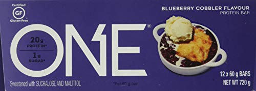 ONE PROTEIN BARS PROTEIN BARS BLUEBERRY COBBLER 12x60G