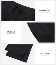 ROSYLINE Casual Womens Pants Soft Lounge Pants Sleep Pajama Bottoms with Pocket Black/Gray M