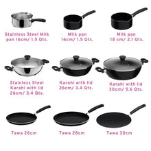 Maharaja, Tawa, Pancake Pan, Crepe Pan, Great for chapatis, roties, flatbreads, Long-Lasting nonstick, Even-Heat Base, 30cm