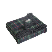 Eddie Bauer - Blanket, Super Soft Reversible Sherpa & Brushed Fleece Bedding, Throw Blankets for Couch, Ideal for Lounging (Pine Tartan)