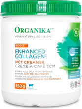 Organika Canadian-Made Enhanced Collagen Boost with MCT Oil Powder and Vanilla - 150g