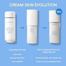 LANEIGE Cream Skin Refillable Toner & Moisturizer with Ceramides and Peptides Jumbo: Korean Milky Toner, Amino Acid, Nourish, Barrier-Boosting, Visibly Firm, 320 ml