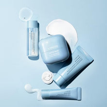 LANEIGE Water Bank Blue Hyaluronic Hydration Set: Hydrate, Nourish, Full Sized Cream Moisturizer, Travel Sized Eye Cream, Toner, Cleanser