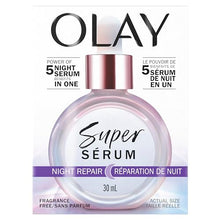 Olay Super Serum Night Repair with Salicylic Acid, Niacinamide, Lactic Acid, Glycerin & Peptide, 30 mL