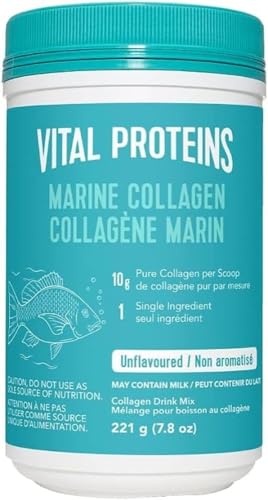 VITAL PROTEINS Marine Collagen Peptides Powder, Helps Form Collagen And Reduce Joint Pain Associated With Osteoarthritis, Source Of Amino Acids, No Added Sugar, No Artificial Colours Or Flavours, 221 g