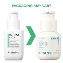 innisfree Retinol Cica Moisture Recovery Serum with Retinol, Salicylic Acid, and Cica, Gentle Korean Soothing Serum