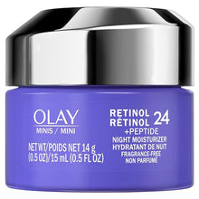 Olay Super Serum, 14mL & Olay Regenerist Retinol 24 Night Face Moisturizer, Fragrance-Free, Trial Size 14mL