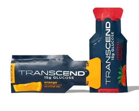 Transcend 15g Glucose Gel - Orange & Strawberry Assortment (12)