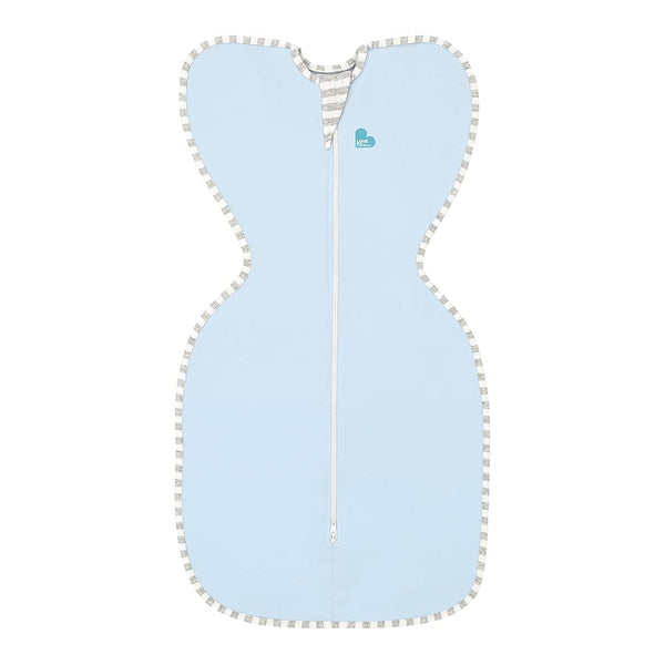 Love To Dream Swaddle UP, Dramatically better sleep, Allow baby to sleep in their preferred arms up position for self-soothing, snug fit calms startle reflex, Blue, Medium, 13-18.5 lbs.