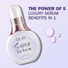 Olay Super Serum, 14mL & Olay Regenerist Retinol 24 Night Face Moisturizer, Fragrance-Free, Trial Size 14mL