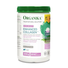 Organika Canadian-Made Enhanced Collagen Pure Beauty - Combination of Collagen, Hyaluronic Acid, Vitamin C, Zinc, and Silica- 200g