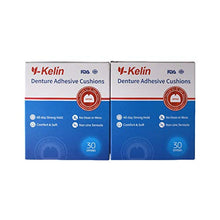 Y-Kelin Denture Adhesive Cushion Upper 30 pads(pack of 2)