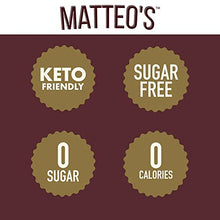 Matteo's Barista Style Sugar-Free Coffee Syrup, French Vanilla Flavor, Zero Calorie and Sugar, Keto Friendly, Ideal for Latte, Cappuccino, Espresso, Americano, Indulgent Taste 25.4 Oz 6-Pack