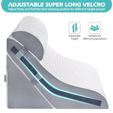 Wedge Pillow for Sleeping, Orthopedic Bed Wedge Pillow Set, 15-in-1 Adjustable Memory Foam Wedge Pillow Post Surgery, 9 &16 & 20 inch Height 3-in-1 Incline Pillows Wedges for Acid Reflux/Snoring