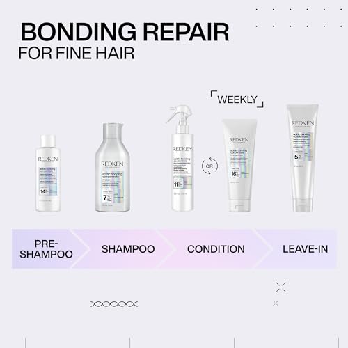 Redken Bonding Treatment for Damaged Hair Repair, Acidic Concentrate, Strengthening, All Hair Types, 150 ML