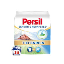 Persil Sensitive Megaperls Deep Clean (16 Washes), Detergent for Allergy Sufferers with Soothing Aloe Vera for Sensitive Skin, Effective from 20 °C to 95 °C, ECARF Certified