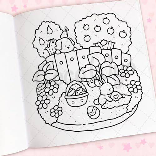 Cozy Cuties: Coloring Book for Adults and Kids