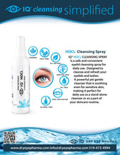 HOCL Cleansing Spray, is a safe and convenient eyelid cleansing spray for daily use. It cleanses the eyelids and gently hydrates them.