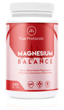 TRUE PROTOCOLS - Magnesium Balance - Magnesium Glycinate & Malate Chelates (100 mg) w/Vitamin B6 (2.5 mg) & Zinc (2.5 mg) - 240 Non-laxative & High Absorption Vegan Capsules - Bioavailable Caps For Optimal Muscle Function, Stress Relief & Sleep - 100% Non