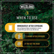 Wildland Poison Oak & Poison Ivy PREVENTION WIPES | Prevent Rash and Itch before it starts | Extremely effective Urushiol removal formula | Lightweight, Individually Wrapped (Sachet of 12)