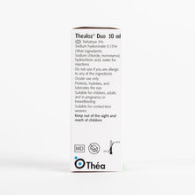 Thealoz Duo Eye Drops (2x10ml) - Clinically Proven Formula for Dry Eyes, Hydration with Hyaluronic Acid & Trehalose, Soothes & Lubricates, Tear Film Stabilization, Contact Lens Compatible (600 Drops)