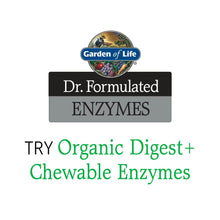 Garden of Life Dr. Formulated Enzymes Organic Digest + Chewables, 90 Count, Tropical Fruit. Helps Digestion After Meals. 120,000 FCC Units of Papain. Dr. Perlmutter formulated Organic Digest+ to be the first and only full-spectrum digestive enzyme formula