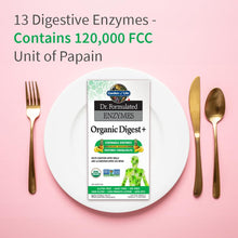 Garden of Life Dr. Formulated Enzymes Organic Digest + Chewables, 90 Count, Tropical Fruit. Helps Digestion After Meals. 120,000 FCC Units of Papain. Dr. Perlmutter formulated Organic Digest+ to be the first and only full-spectrum digestive enzyme formula