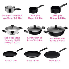 Maharaja, Tawa, Pancake Pan, Crepe Pan, Great for chapatis, roties, flatbreads, Long-Lasting nonstick, Even-Heat Base, 30cm