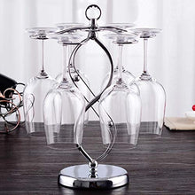 FIAMER Countertop Wine Glass Holder Stemware Rack Air Drying System Kitchen Bar Storage Rack Desktop Goblet Storage Rack Metal Glasses Display Stand… (15in*10.6in*5.9in)