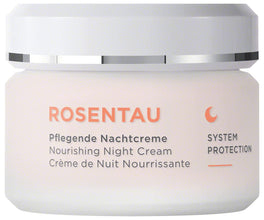 Night Cream for Dry Skin and Anti Aging, 50ml, Facial Moisturizer Night Cream Skincare ROSENTAU by ANNEMARIE BORLIND (Step 4 or 5)