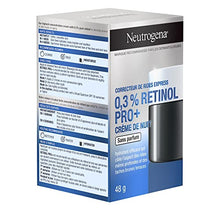 Neutrogena Rapid Wrinkle Repair 0.3% Retinol Pro+ Night Cream, Night Face Moisturizer with Retinol, Fragrance Free, 50ml