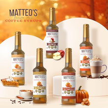 Matteo's Barista Style Sugar-Free Coffee Syrup, 6 Flavour Harvest Variety Pack, Zero Calories and Sugar, Keto-Friendly Coffee Syrups, Delicious Flavoured Coffee Syrup - 25.4 oz Syrup Bottles