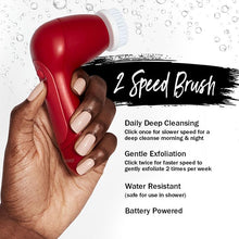 Olay Facial Cleansing Brush by Olay Regenerist, Face Exfoliator with 2 Brush Heads