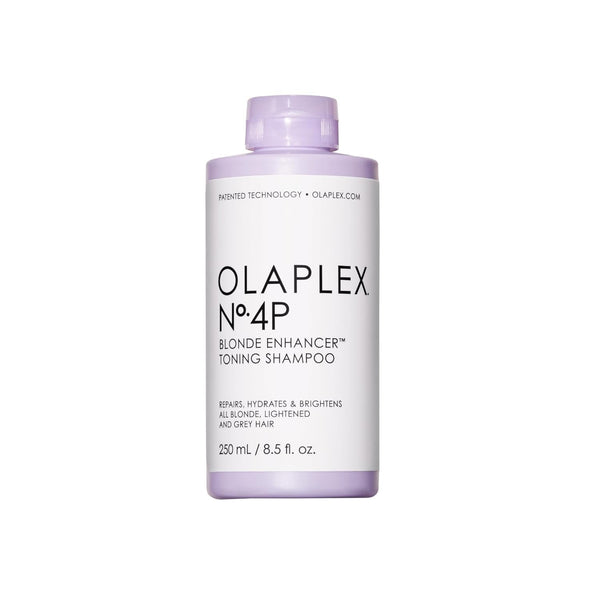 Olaplex No. 4P Blonde Enhancer Purple Toning Shampoo, Repairs, Hydrates, & Brightens All Blonde, Lightened, & Grey Hair, 250ml