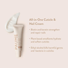 PAUME All-in-One Cuticle and Nail Cream: Ultimate Nail Strengthener & Repair Cream for Healthier, Stronger Nails and Nourished Cuticles, 0.75oz