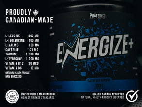 ProteinCo | Energize+ | 60 Servings | Energy Drink Powder Formula | BCAA & L-Tyrosine | Concentration & Focus |