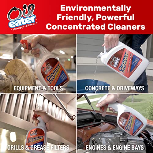 Oil Eater Original 1 Gallon Cleaner and Degreaser - Dissolve Grease Oil and Heavy-Duty Stains – Professional Strength