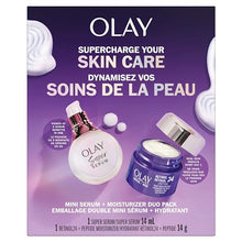 Olay Super Serum, 14mL & Olay Regenerist Retinol 24 Night Face Moisturizer, Fragrance-Free, Trial Size 14mL