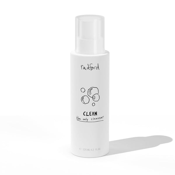 Radford Beauty CLEAN The Only Cleanser | Hydrating Facial Cleanser with Glycolic Acid and Niacinamide | Simple Face Wash for Women | 125ml