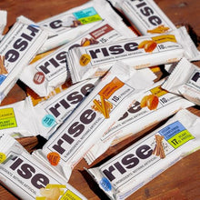 Rise Whey Protein Bars - Honey Cinnamon | Breakfast Bar & Protein Snack 18g Protein 4g Fiber Just 5 Whole Food Ingredients Gluten-Free Soy Free