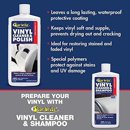 Star Brite 091016P Vinyl Cleaner and Polish - 16 oz