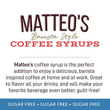 Matteo's Barista Style Sugar-Free Coffee Syrup, French Vanilla Flavor, Zero Calorie and Sugar, Keto Friendly, Ideal for Latte, Cappuccino, Espresso, Americano, Indulgent Taste 25.4 Oz 6-Pack