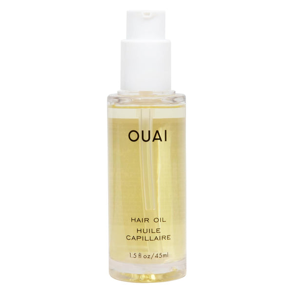 OUAI Hair Oil - Hair Heat Protectant Oil for Frizz Control - Adds Shine and Smooths Split Ends - Color Safe Formula - Paraben, Phthalate and Sulfate Free (1.5 oz)