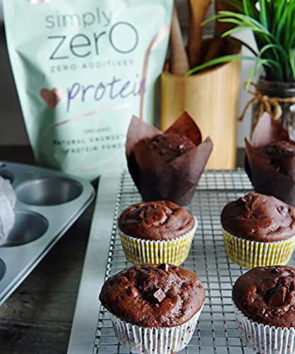 Simply Zero Organic Protein Powder - Premium Plant Based Unsweetened Pea Protein Powder, Zero Preservatives, Zero Additives, Zero Sugar, Zero Emulsifier, Zero Gum Base, No Sweeteners, Non Soy, Vegan Non GMO - Made In Canada 🇨🇦