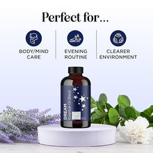 Sleep Essential Oil for Diffuser - Dream Essential Oils for Diffusers Aromatherapy and Wellness with Ylang-Ylang Clary Sage Roman Chamomile and Lavender Essential Oils for Sleep Time Support (118mL)